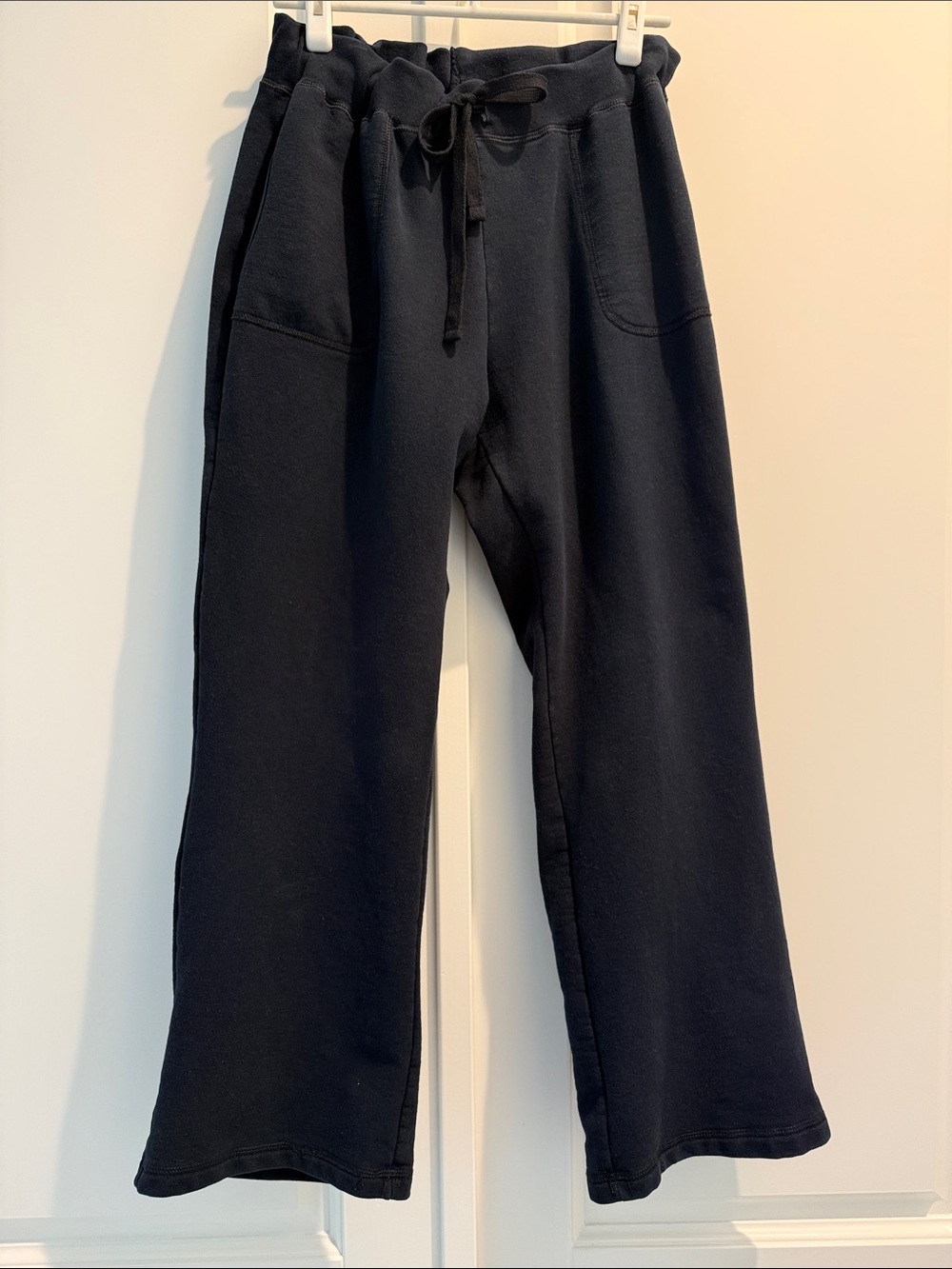 Bobbie Brooks Women Black Elastic Drawstring Track Pants Size 1X